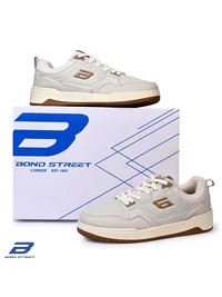 Bond Street Men’s Casual Sneakers — Beige | Everyday Comfort Shoe