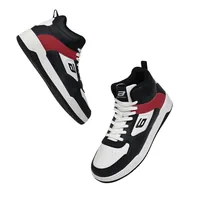 Bond Street Men's Casual Sneakers | PU Upper Lace-Up Shoes with Durable PVC Sole | Stylish & Comfortable Everyday Footwear