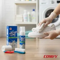 Biki 3X Power Shoes Foam Cleaner – Powerful Foam Shoe Cleaner for Instant Spotless Shine, Sneaker & Leather Cleaning Solution