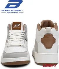 Bond Street by Red Tape Men's Casual Sneakers, men's high top sneakers — back view