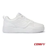 Bond Street Men’s Casual Sneakers — White | PU Lace-Up Everyday Shoe