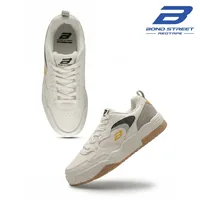 Bond Street Men's White Casual Sneakers Bond Street by Redtape, men's casual shoes — side profile view