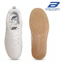 Bond Street Men's White Casual Sneakers Bond Street by Redtape, men's casual shoes — top view