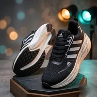 Performance Running Shoes — Black | Lightweight Breathable