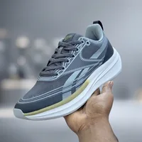 Reebok Light Float Running Shoes — Light Ash Marled (White/Grey) | Ultra-Lightweight EVA