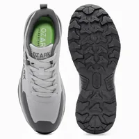 Ozark Grey Flex Trekking Shoes for Men, men's trekking shoes — top view