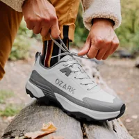Ozark Grey Flex Trekking Shoes for Men, men's trekking shoes — outsole and tread detail