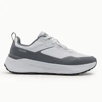 Red Tape Grey Trekking Shoes for Men, men's outdoor shoes — side profile view