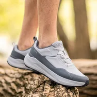 Red Tape Grey Trekking Shoes for Men, men's outdoor shoes — outsole and tread detail