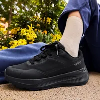 Red Tape Full Black Trekking Shoes for Men — outsole and tread detail