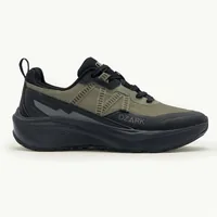 Red Tape Olive Black Trekking Shoes for Men, men's outdoor shoes — side profile view
