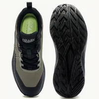 Red Tape Olive Black Trekking Shoes for Men, men's outdoor shoes — top view