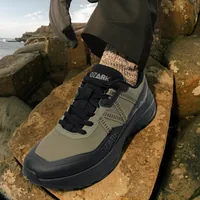 Red Tape Olive Black Trekking Shoes for Men, men's outdoor shoes — outsole and tread detail