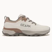 Red Tape Burnt Orange Trekking Shoes for Men, men's outdoor shoes — side profile view