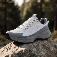 Red Tape Grey Trail Running Shoes for Men, men's outdoor shoes — outsole and tread detail