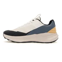 Ozark Olive Trail Running Shoes for Men in White Blue, men's outdoor shoes — inner side view