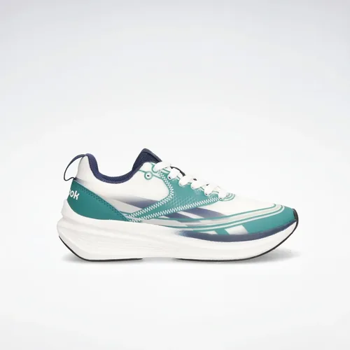 Reebok Light Float Running Shoes — White/Green | Ultra-Lightweight EVA Trainer