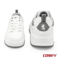 Red Tape Men’s Lifestyle Sneakers — White/Grey | Impact-Resistant EVA Comfort
