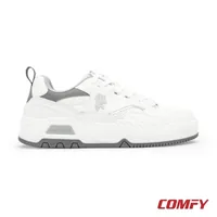 Red Tape Men’s Lifestyle Sneakers — White/Grey | Impact-Resistant EVA Comfort