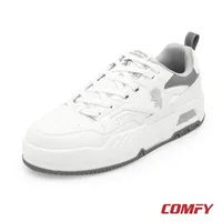 Red Tape Men’s Lifestyle Sneakers — White/Grey | Impact-Resistant EVA Comfort