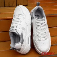 Red Tape Men’s Lifestyle Sneakers — White/Grey | Impact-Resistant EVA Comfort
