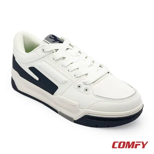 Red Tape Men's Lifestyle Sneakers in White and Navy, casual shoes — side profile view
