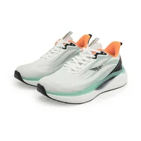 Red Tape Men's Athleisure Shoes in White and Black, men's casual shoes — front and back view
