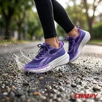 100% Original Reebok Women Sneaker Purple, women's casual shoes — front and back view
