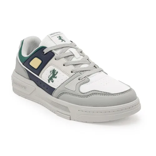 Red Tape Low Cut Lifestyle Sneakers for Men in Grey Blue | Lifestyle Sneakers