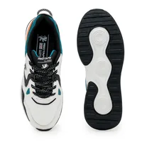Red Tape Casual Sneaker Shoes for Men in Orange/White, men's sneakers — outsole and tread detail