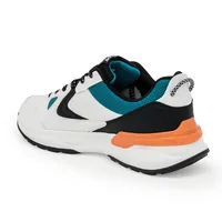Red Tape Casual Sneaker Shoes for Men in Orange/White, men's sneakers — heel detail