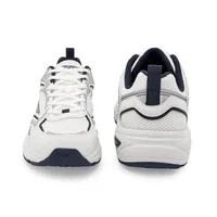 Red Tape Casual Shoes for Men for Everyday Style in Grey/Navy, men's lifestyle sneakers — front and back view