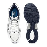 Red Tape Casual Shoes for Men for Everyday Style in Grey/Navy, men's lifestyle sneakers — top view