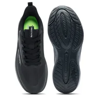 Red Tape Low Cut Sports Shoes for Men in Black, men's sports shoes — top view