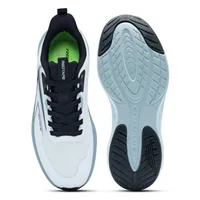 Red Tape Low Cut Sports Shoes for Men in White Green, men's sports shoes — top view