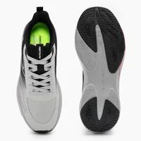 Red Tape Low Cut Sports Shoes for Men in Grey Red, men's sports shoes — top view