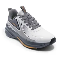 Red Tape Sports Shoes for Men in Grey, men's sports shoes — angled front view