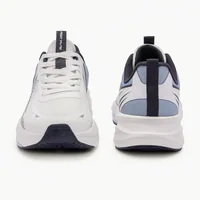 Red Tape White Blue Mesh Sports Shoes for Men, men's sports shoes — front and back view