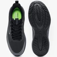 Red Tape Low Cut Sports Shoes for Men in Black, men's sports shoes — top view