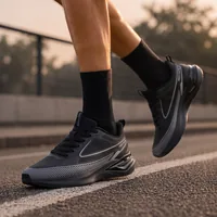 Red Tape Low Cut Sports Shoes for Men in Black, men's sports shoes — outsole and tread detail