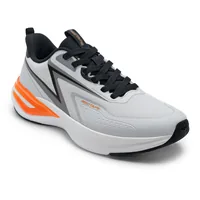 Red Tape Low Cut Sports Shoes for Men in Grey, men's sports shoes — angled front view