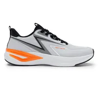 Red Tape Low Cut Sports Shoes for Men in Grey, men's sports shoes — side profile view