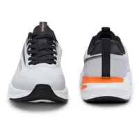 Red Tape Low Cut Sports Shoes for Men in Grey, men's sports shoes — front and back view