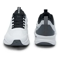 Red Tape Low Cut Sports Shoes for Men in Grey, men's sports shoes — front and back view