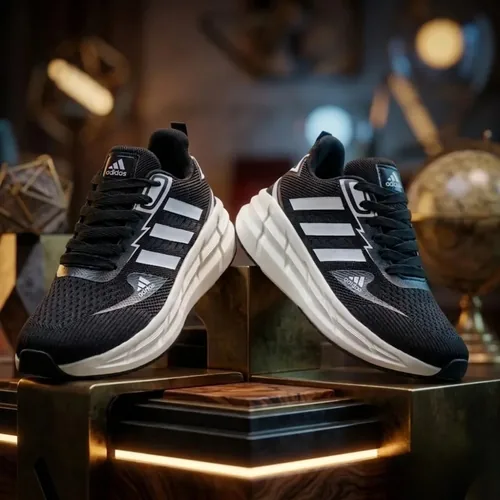 Performance Running Shoes — Black | Lightweight Breathable